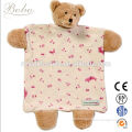 2014 hot sale cute animal shaped bear plush doudou toys for baby toy and gift